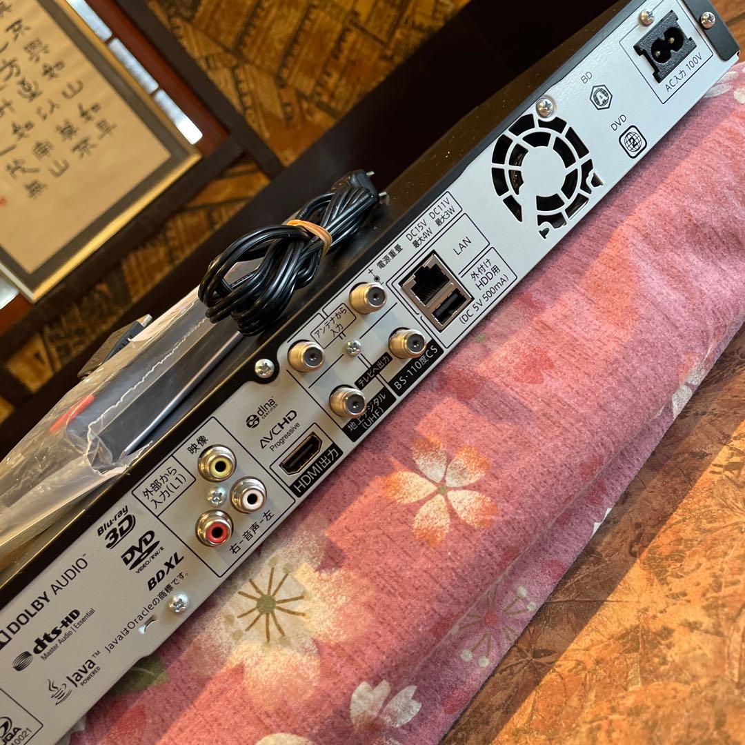 シャープ　BD-NW510 12倍　500GB 2番組W録　新品リモ等付フル装備