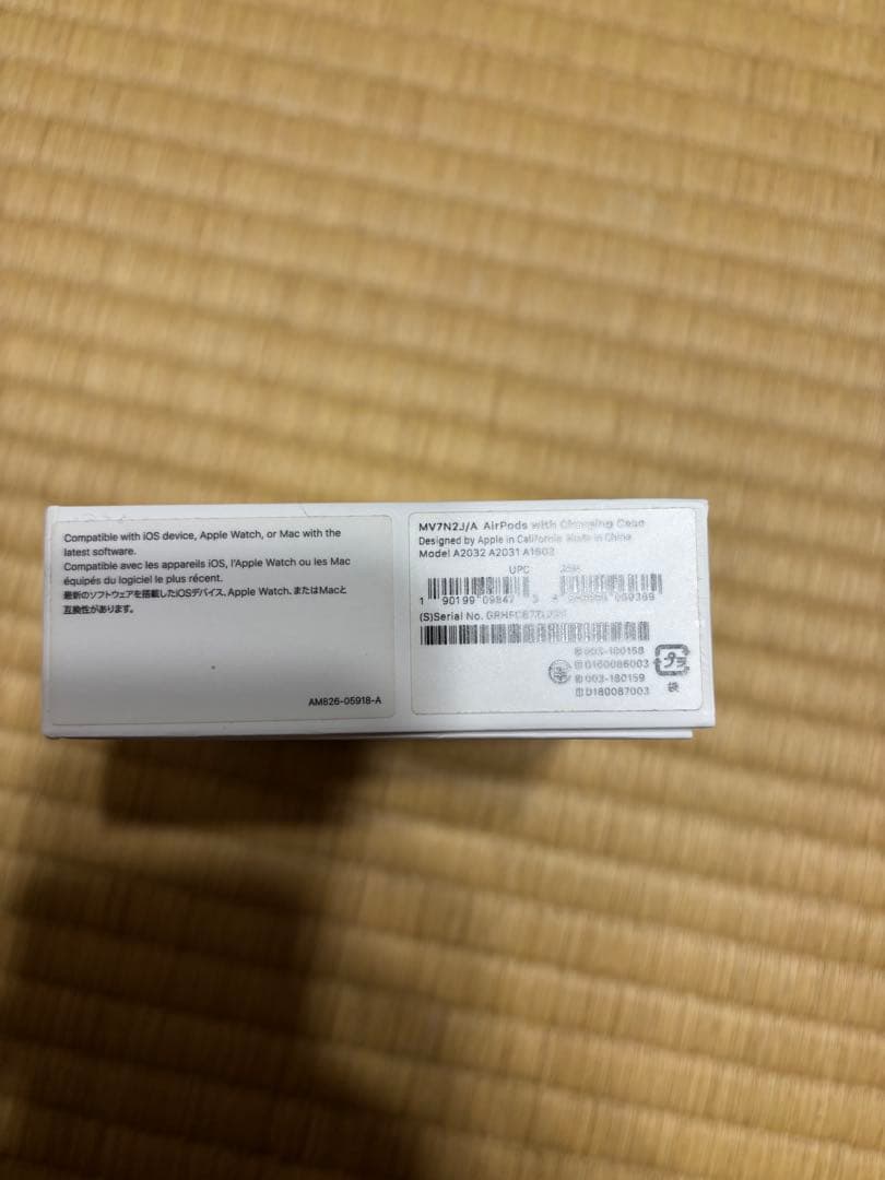 AirPods本体 ホワイト　第二世代　純正　正規品