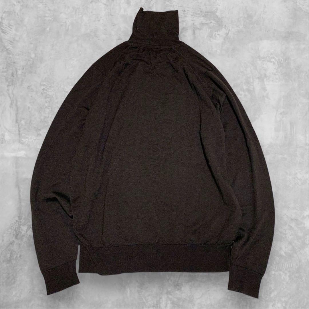 【メリノエクストラファイン】JOHN SMEDLEY　長袖タートルネックニット
