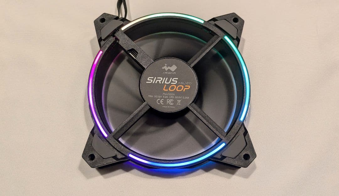 INWIN Sirius Loop ASL120 120mm ファン x10個