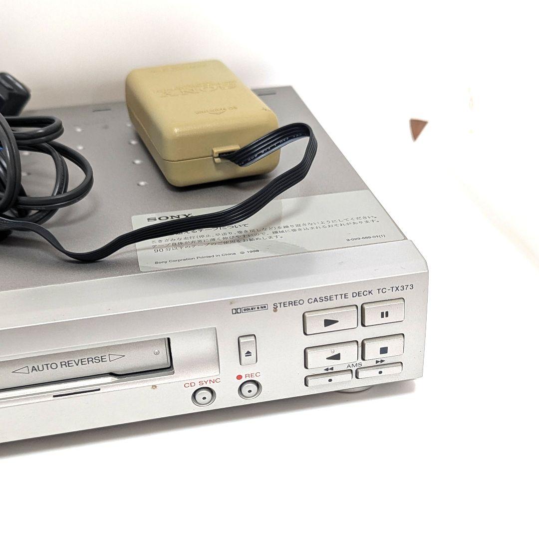 オートリバース カセットデッキ ソニー SONY TC-TX373