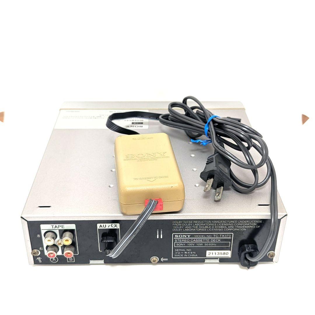 オートリバース カセットデッキ ソニー SONY TC-TX373