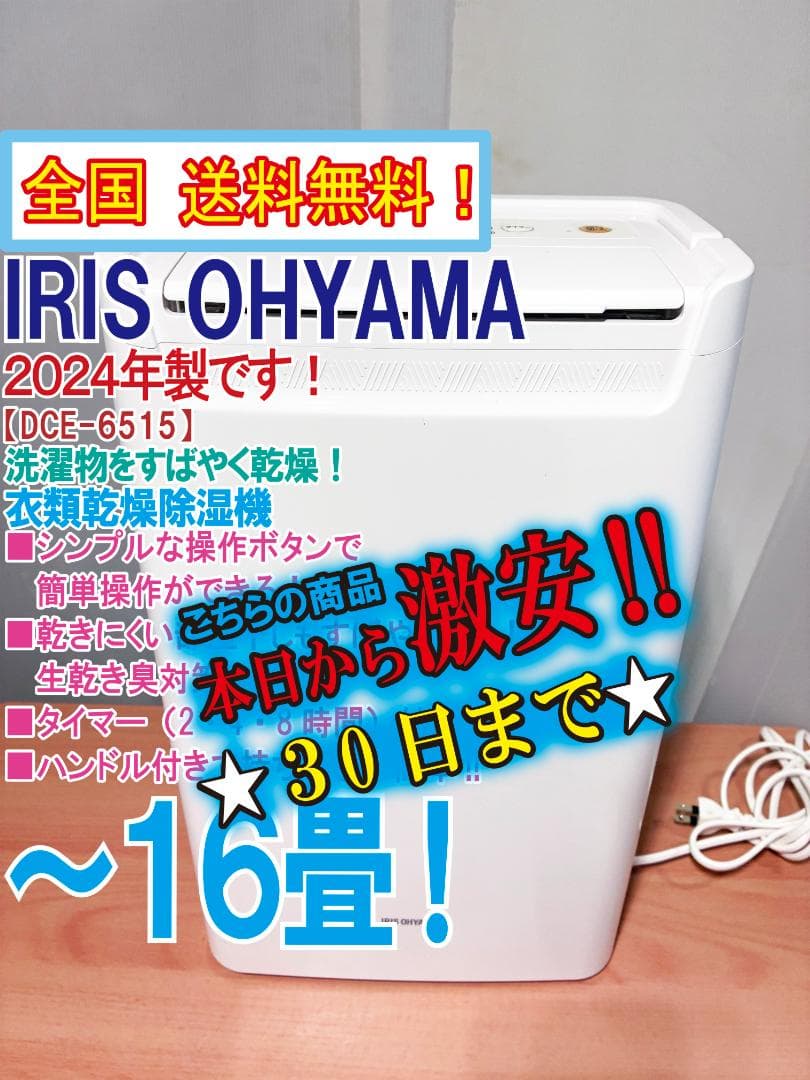★2024年製★アイリスオーヤマ 衣類乾燥除湿機【DCE-6515】FQN6