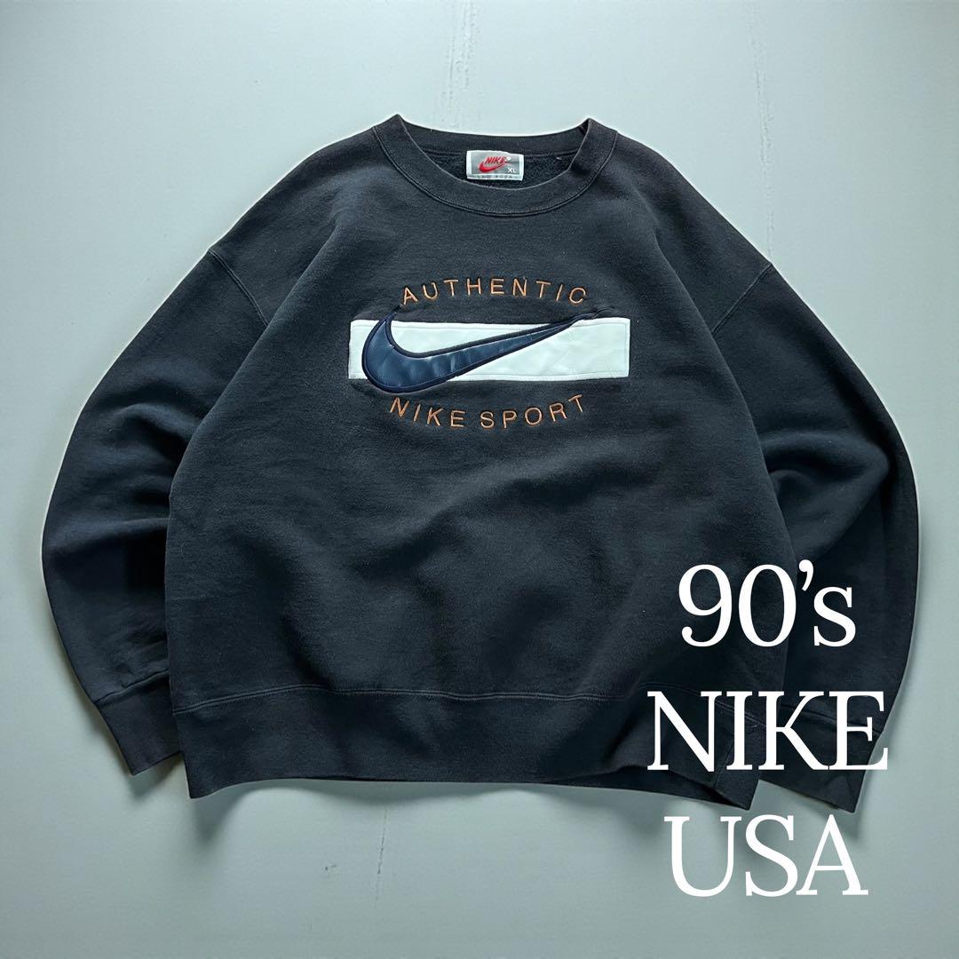 90s NIKE ナイキ スウェット 銀タグ USA製 ヴィンテージ 古着 XL