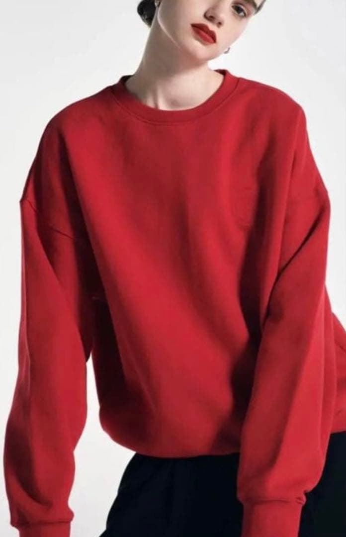 【美品】GADID ANONIEM 赤 スウェット