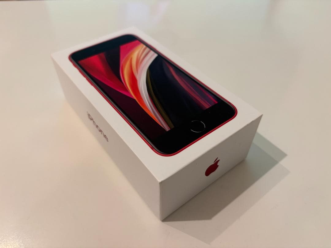 iPhone SE2 SIMフリー 64G レッド バッテリ100% 新品付属品