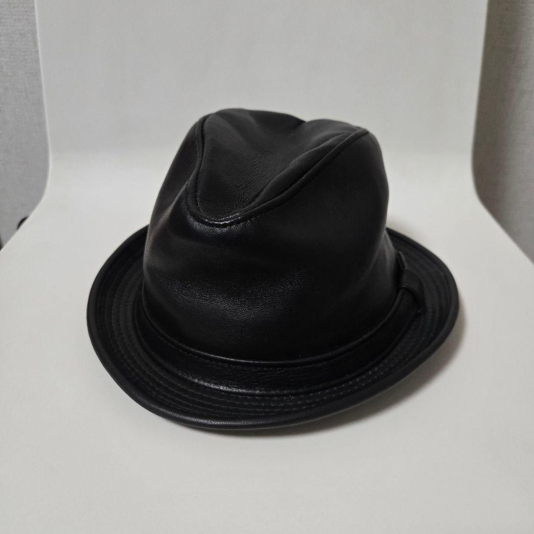 美品定価1.7万 Schott シープスキン ショット レザーハット アメリカ製