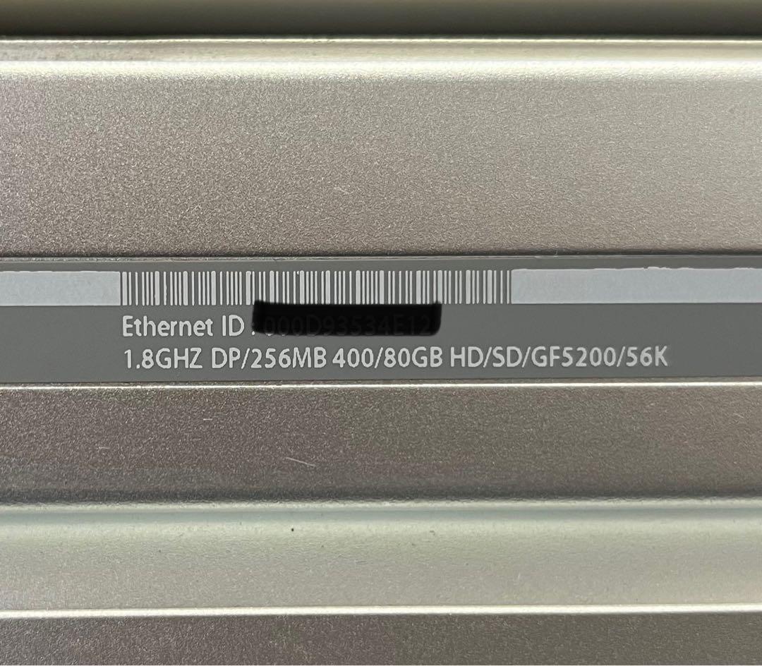 訳あり PowerMac G5 Dual 1.8GHz