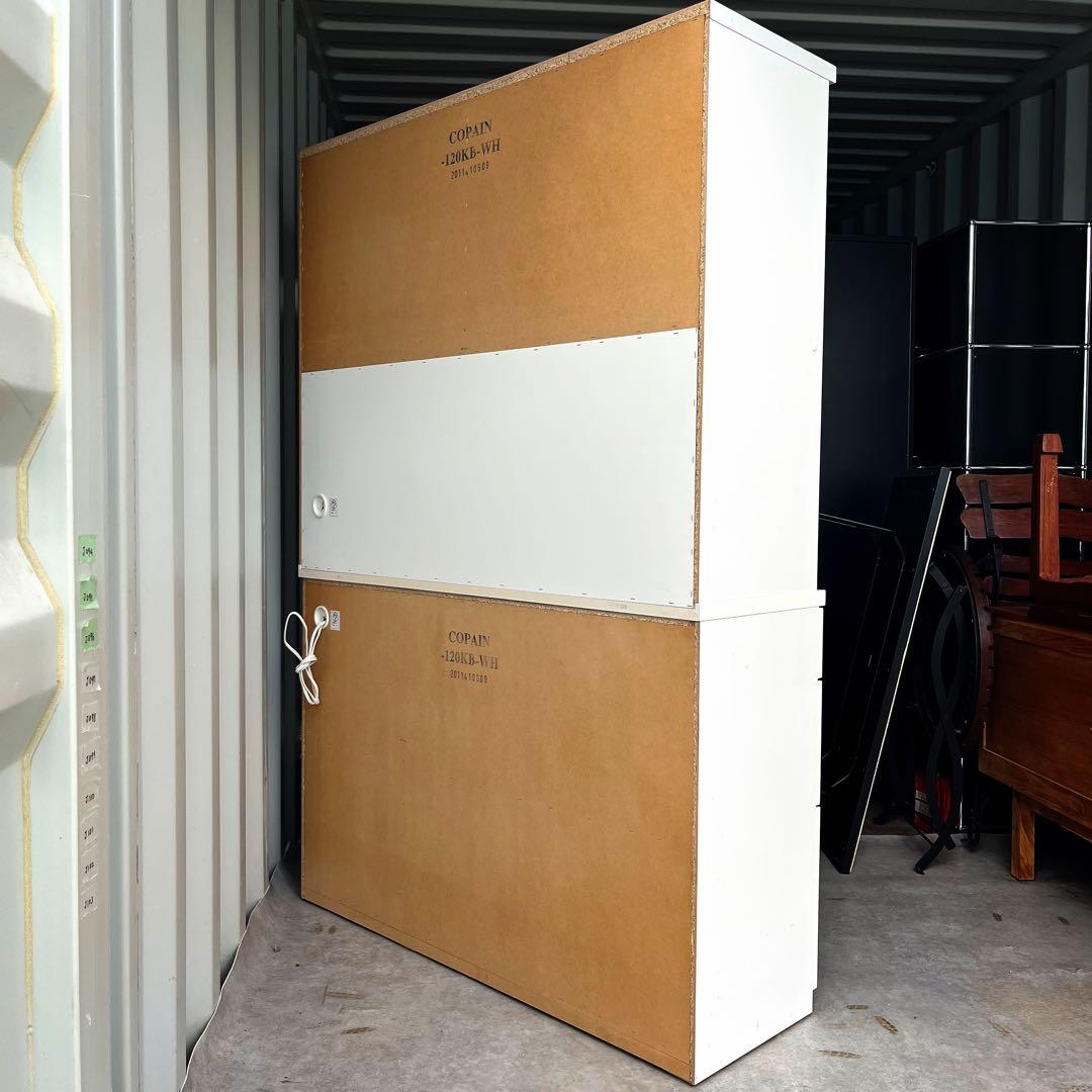 送料無料！ニトリ 北欧風おしゃれホワイトキッチンボードw120✨