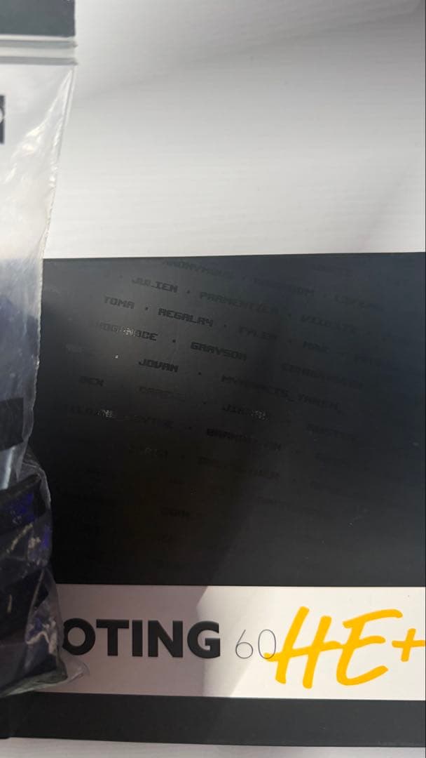 wooting60he＋ カスタム コイルケーブル付き