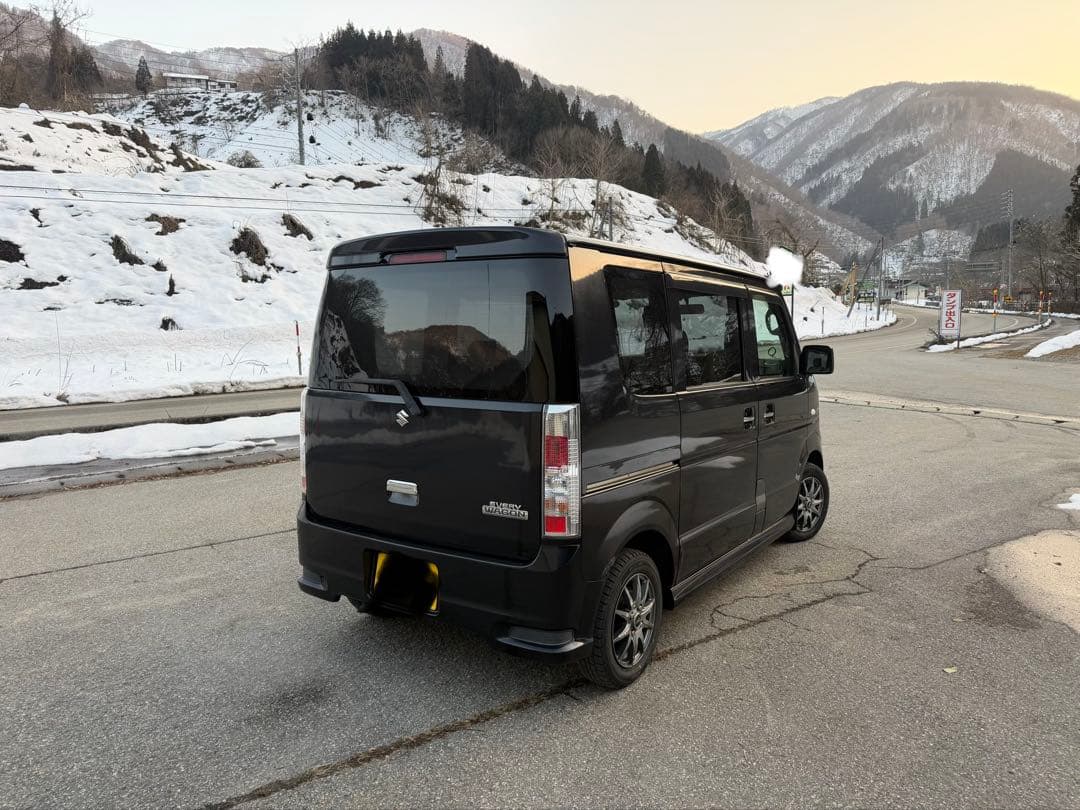 エブリィ ワゴンPZターボ 4WD 23年12月登録　車検8年12月14日