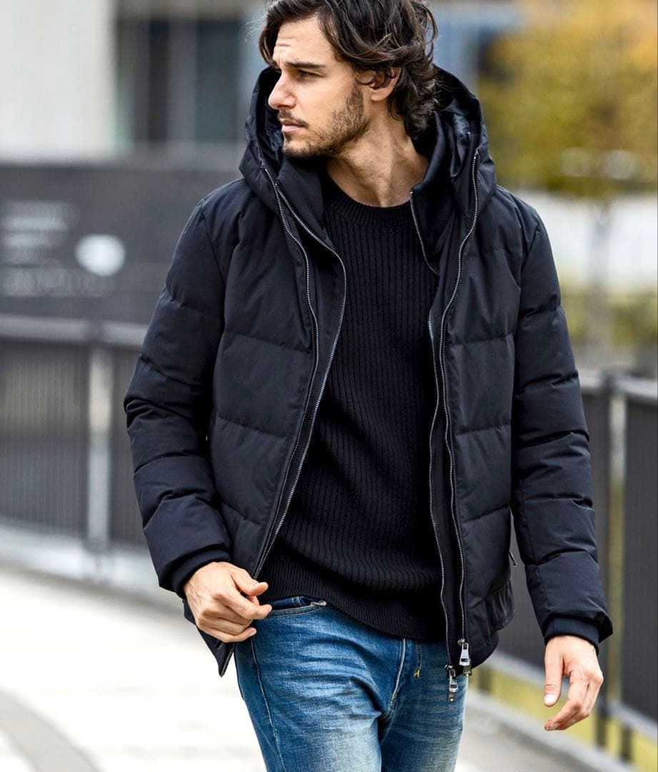 ヨシ‼️【 AKM エイケイエム 】ダウンジャケット ブラック M