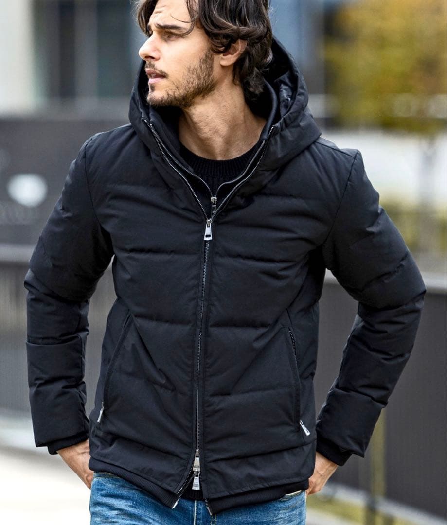 ヨシ‼️【 AKM エイケイエム 】ダウンジャケット ブラック M