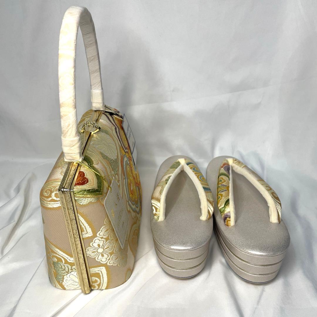 最高クラス　新品訳あり　岡文　フォーマル　草履バッグセット　Lサイズ　最新作