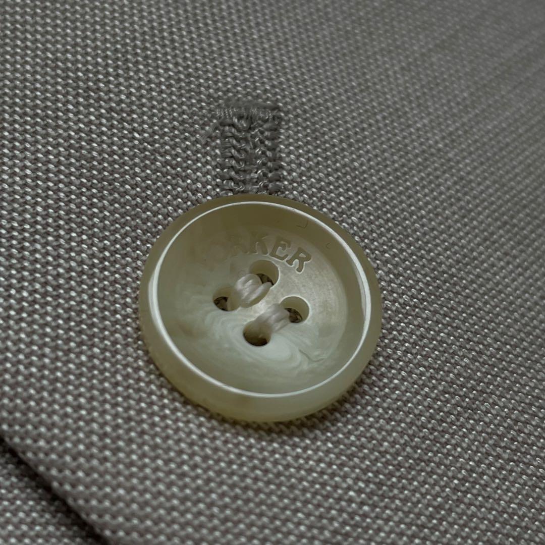 大きいサイズ ニューヨーカー スカートスーツ ワンボタン シルク素材 冠婚葬祭