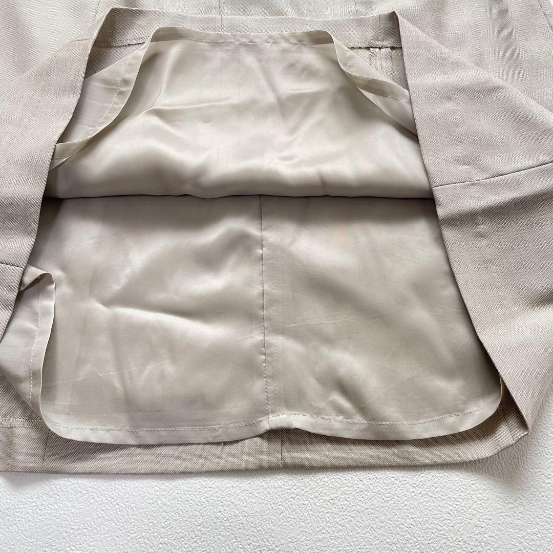 大きいサイズ ニューヨーカー スカートスーツ ワンボタン シルク素材 冠婚葬祭