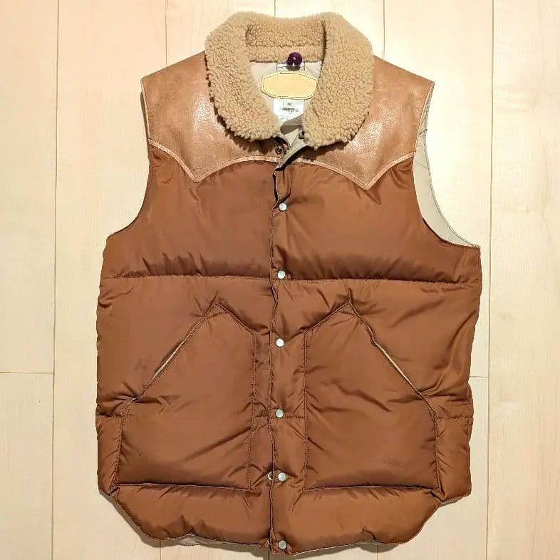 た*き様 【38】 ウエアハウス ロッキーマウンテン ダウンベスト ホースハイド