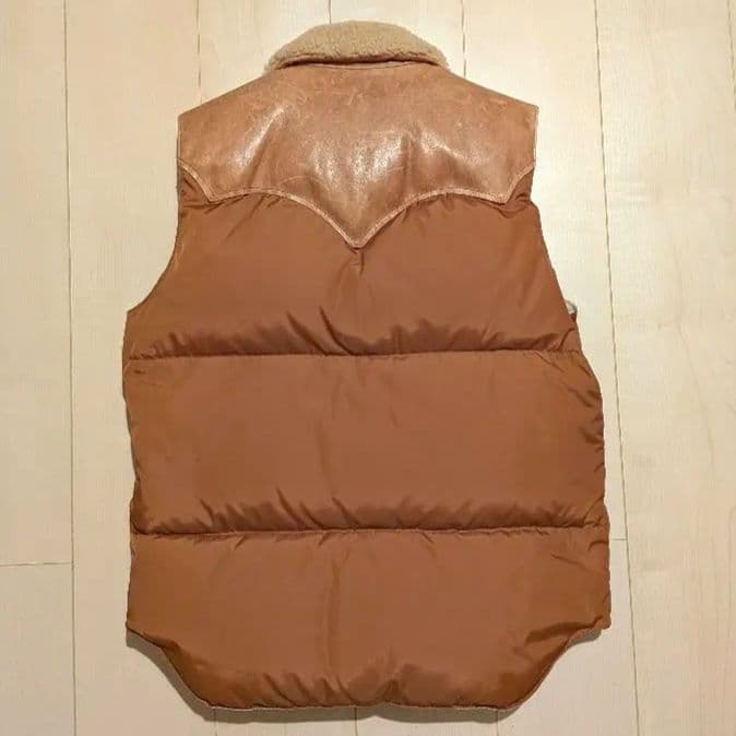 た*き様 【38】 ウエアハウス ロッキーマウンテン ダウンベスト ホースハイド