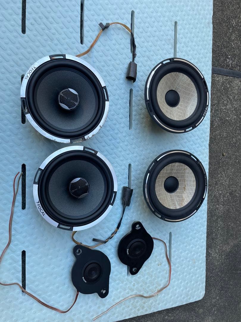 Focal 2way & コアキシャル　ロックフォード　パワーアンプセット