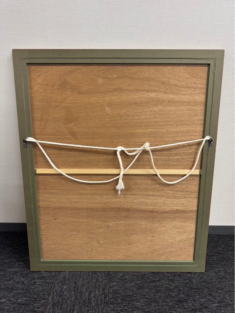 リトグラフ ポールアイズピリ　白い花瓶の花　EA 直筆サイン