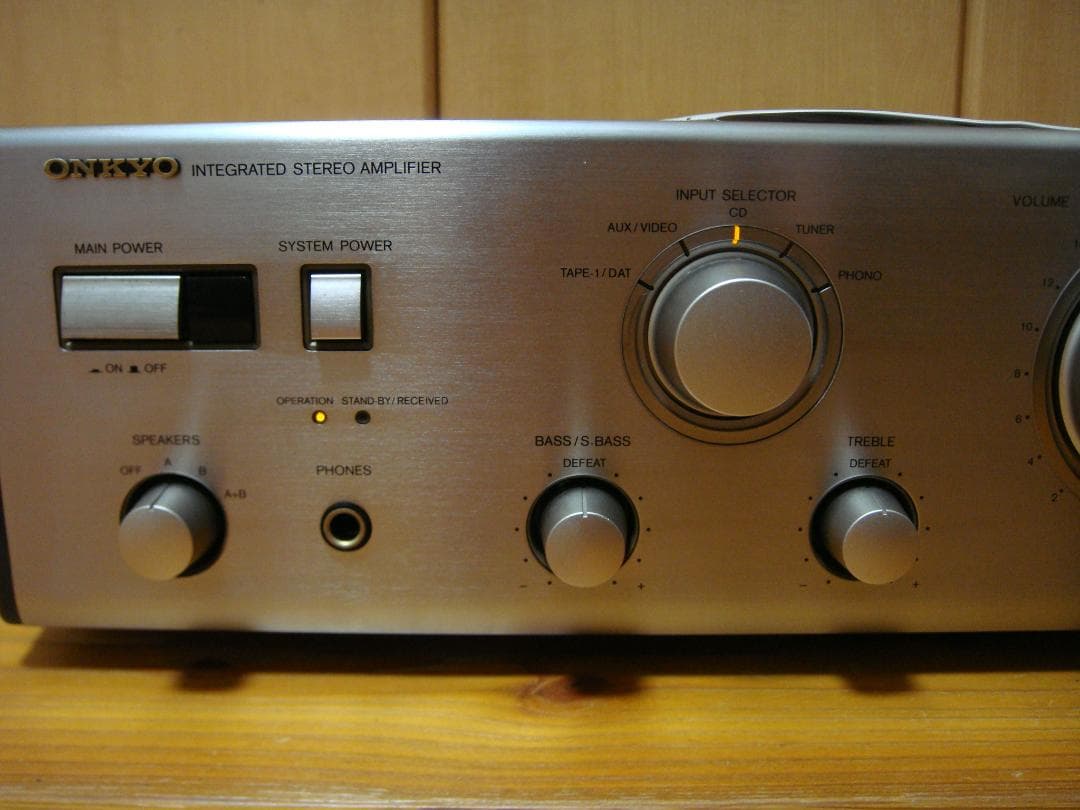 整備済 ONKYO オンキョー INTEGRATED A-913 取説付
