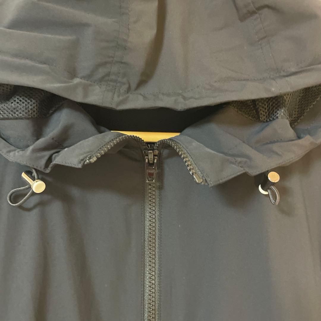 【美品】DANSKIN フード付きジャケット ブラック/ストライプ