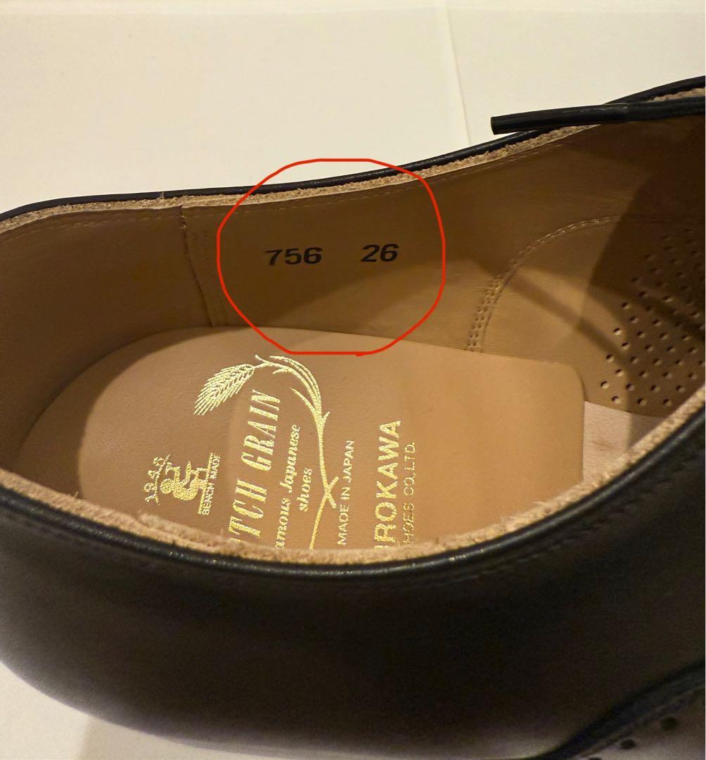 SCOTCH GRAIN ベルオム　756bl2 26cm試着のみ　ビジネス