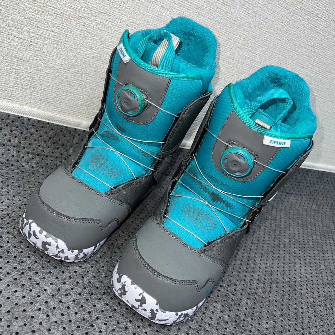 5回使用 25cm BURTON ZIPLINE BOA スノーボードブーツ
