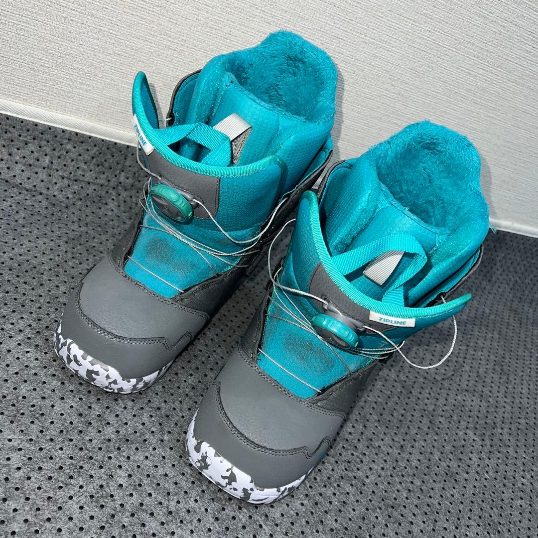 5回使用 25cm BURTON ZIPLINE BOA スノーボードブーツ