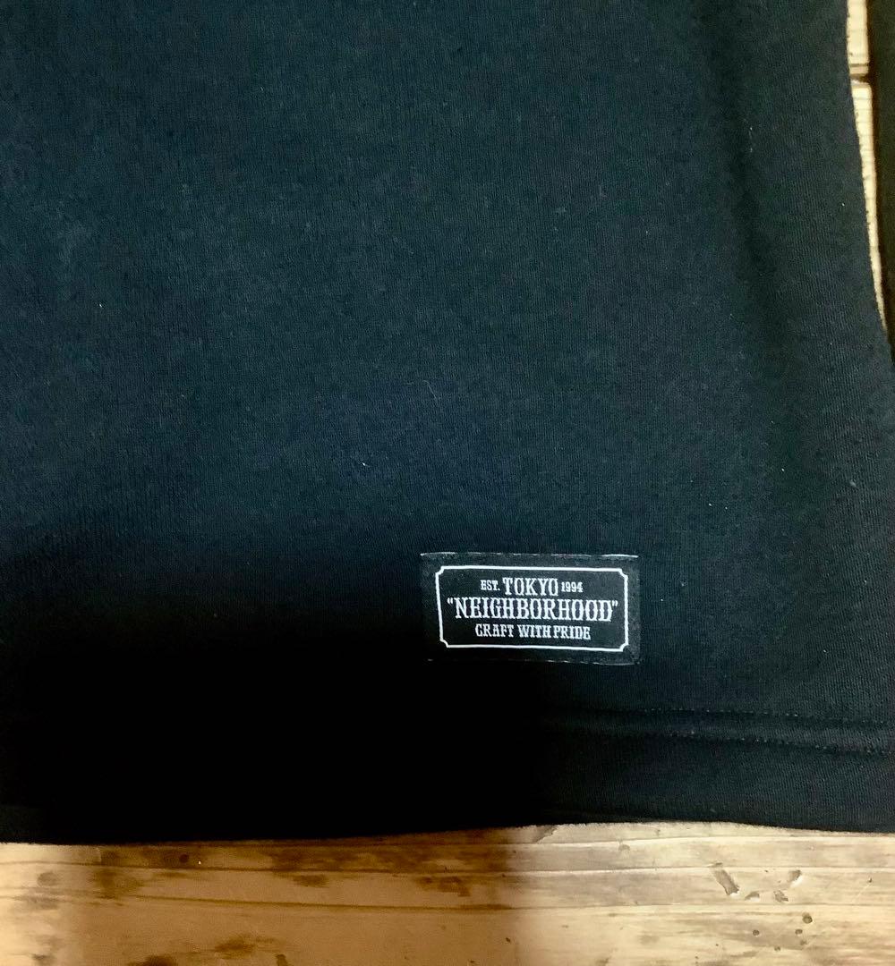 NEIGHBORHOOD NBHDロゴ ブラックスウェット M