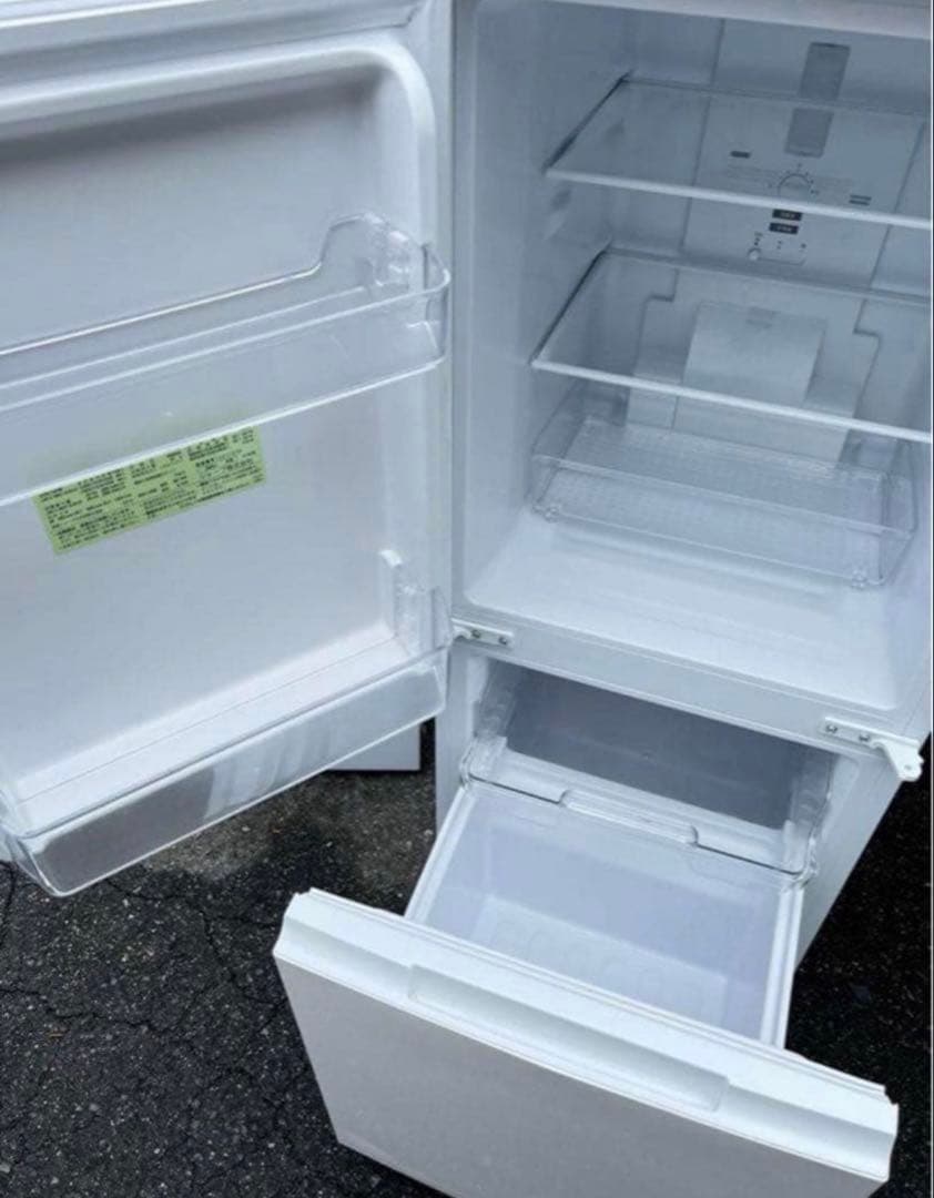 【高年式】2021年式 152L 2ドア冷蔵庫 シャープ SJ-D15G-W