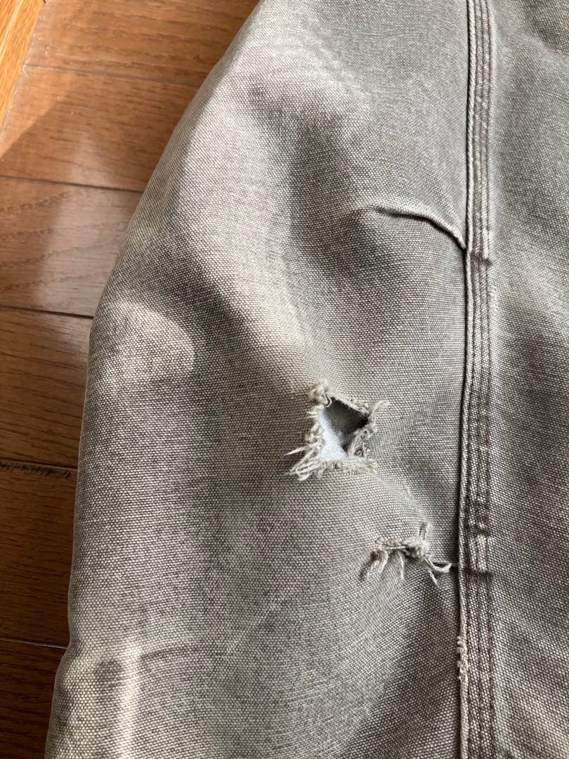 Carhartt カーハートトラディショナルコート フェード 襤褸 Lサイズ