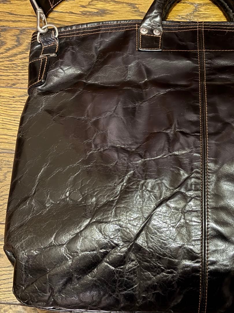 【レア品】レインボーカントリー/ヘルメットバッグ/バッファローレザー/黒