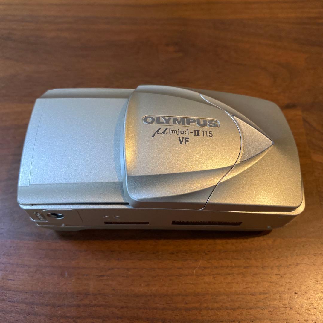 【nnn】オリンパス μ-Ⅱ 115 VF 非売品ネックストラップ、電池付