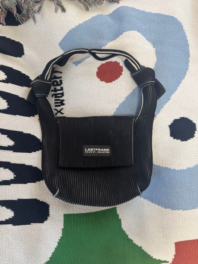 lastframe two tone obi bag ブラック×ホワイト