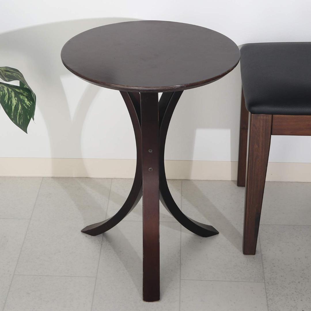 ◎ちょうどいいサイズ　シンプル　丸形　サイドテーブル