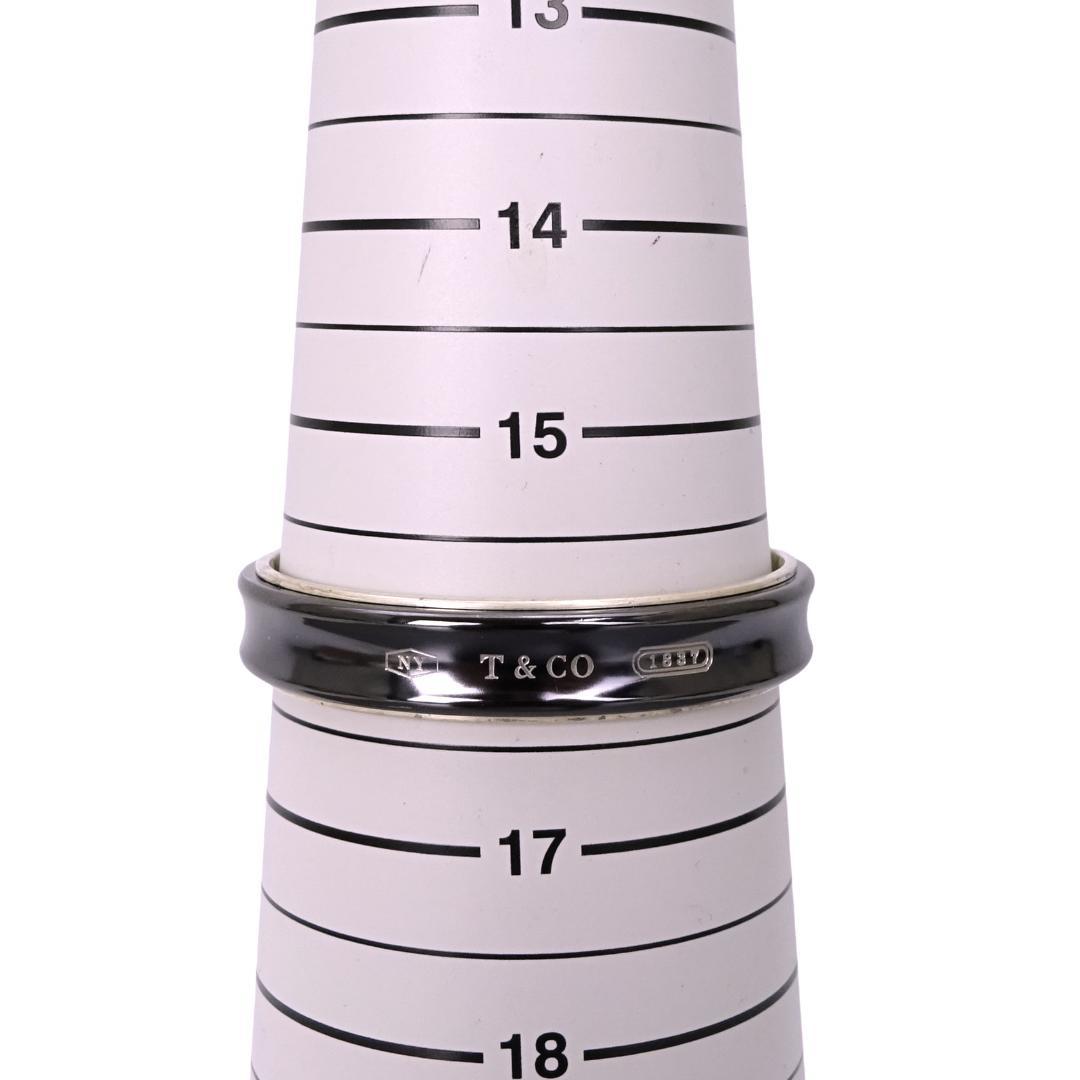 本物■ティファニー■1837 チタン バングル カフ ブレスレット スターリング