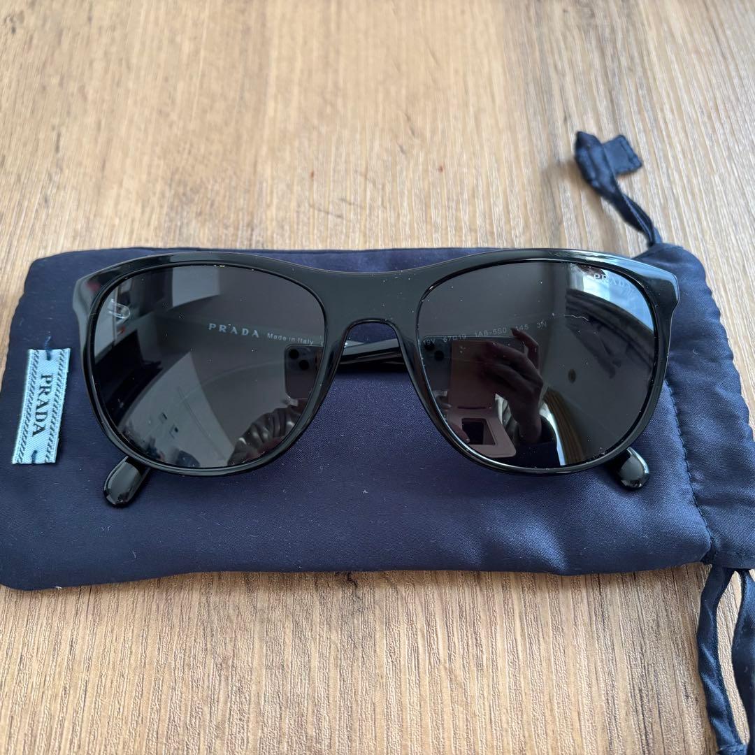 【美品】PRADA プラダ サングラス ブラック