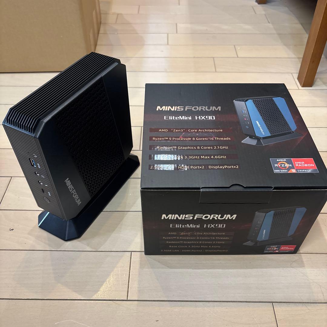 ミニPC MINISFORUM HX90 Ryzen9 5900HX win11 32GB