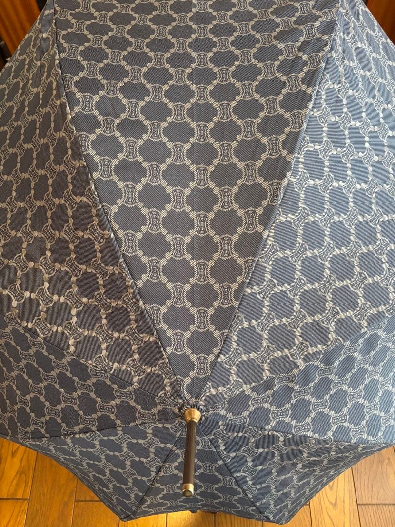 セリーヌ　ネイビー 長傘