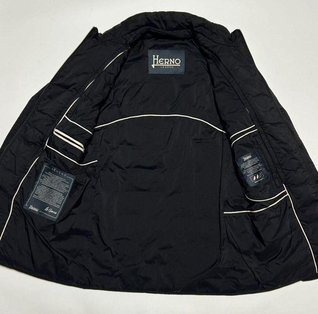 【極美品】HERNO⭐️46⭐️ダウンジャケット⭐️ レジェンド⭐️定番ブラック
