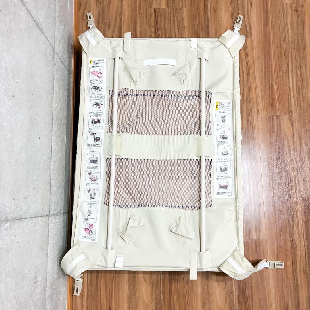 Aprica ココネルエアープラス ベビー ベッド シュークリームGR