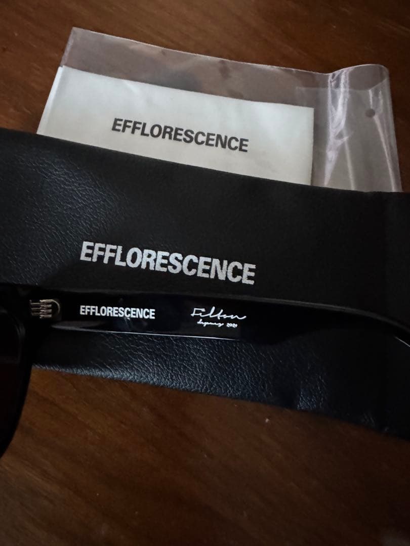 エフロ　EFFLORESCENCE ブラックサングラス