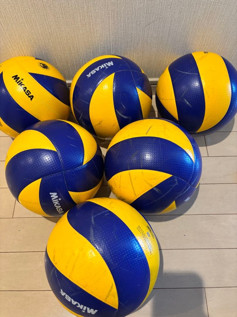 Mikasa バレーボール 6個セット　４号球　エコメルカリ便にて。