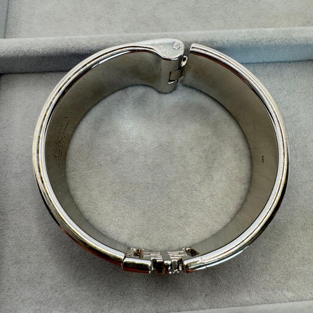 【人気】SHANGHAI TANG ブレスレット　バングル　シルバー　ブルー