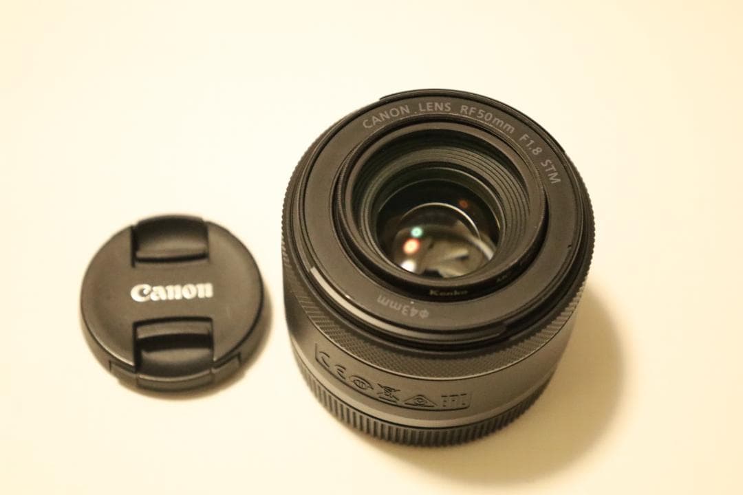 Canon RF50mm F1.8 STM 単焦点レンズ【極美品・防湿庫保管】