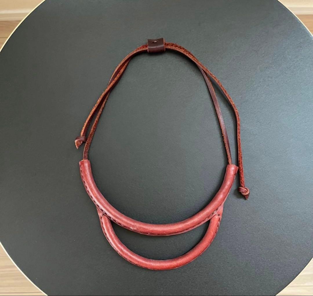 Crescioni クレッシオーニ レザー ネックレス sillage