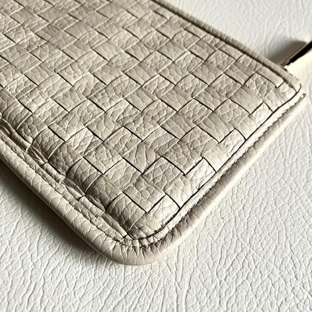 ATAO アタオ スリモ L字財布 ロングウォレット エクリュ メッシュ