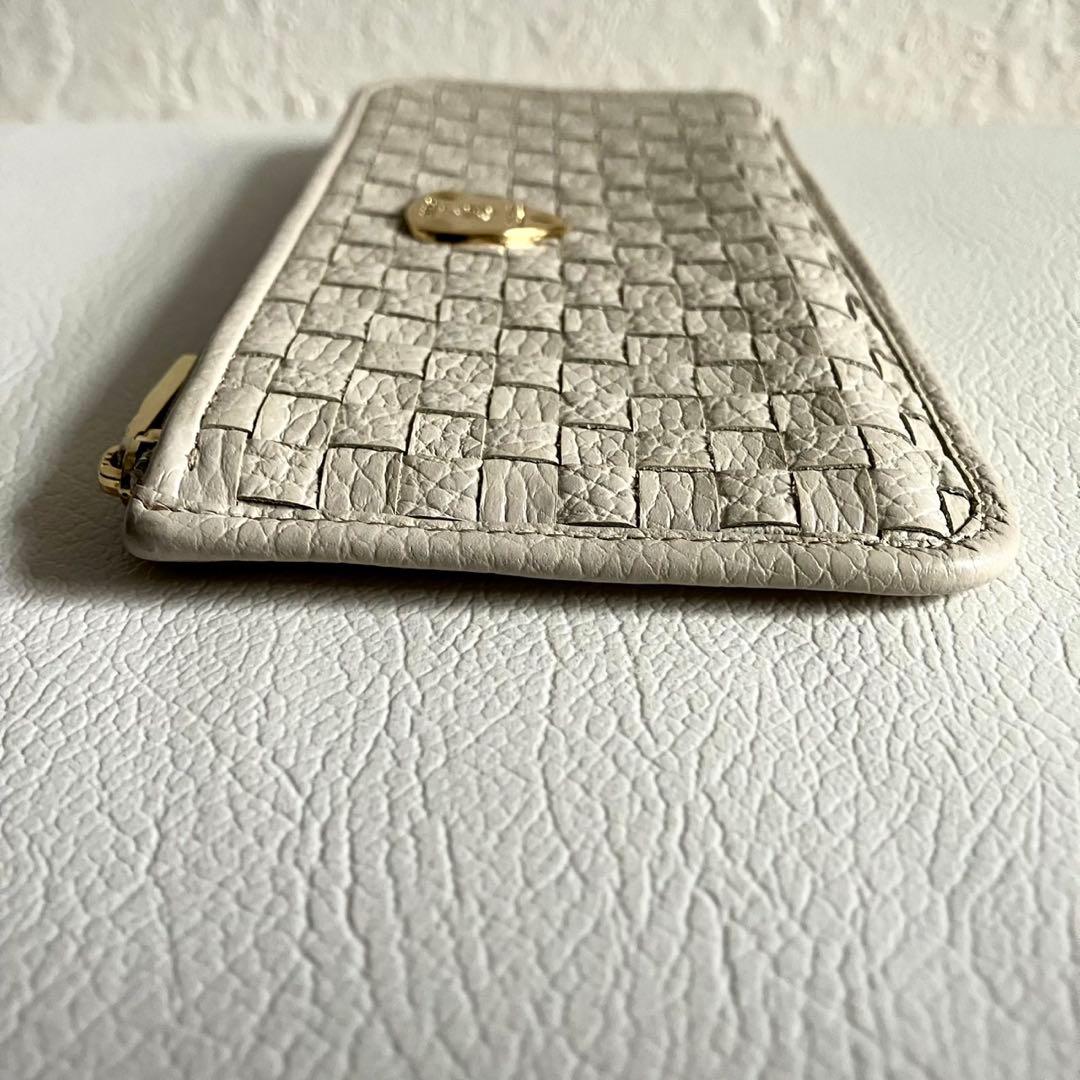 ATAO アタオ スリモ L字財布 ロングウォレット エクリュ メッシュ