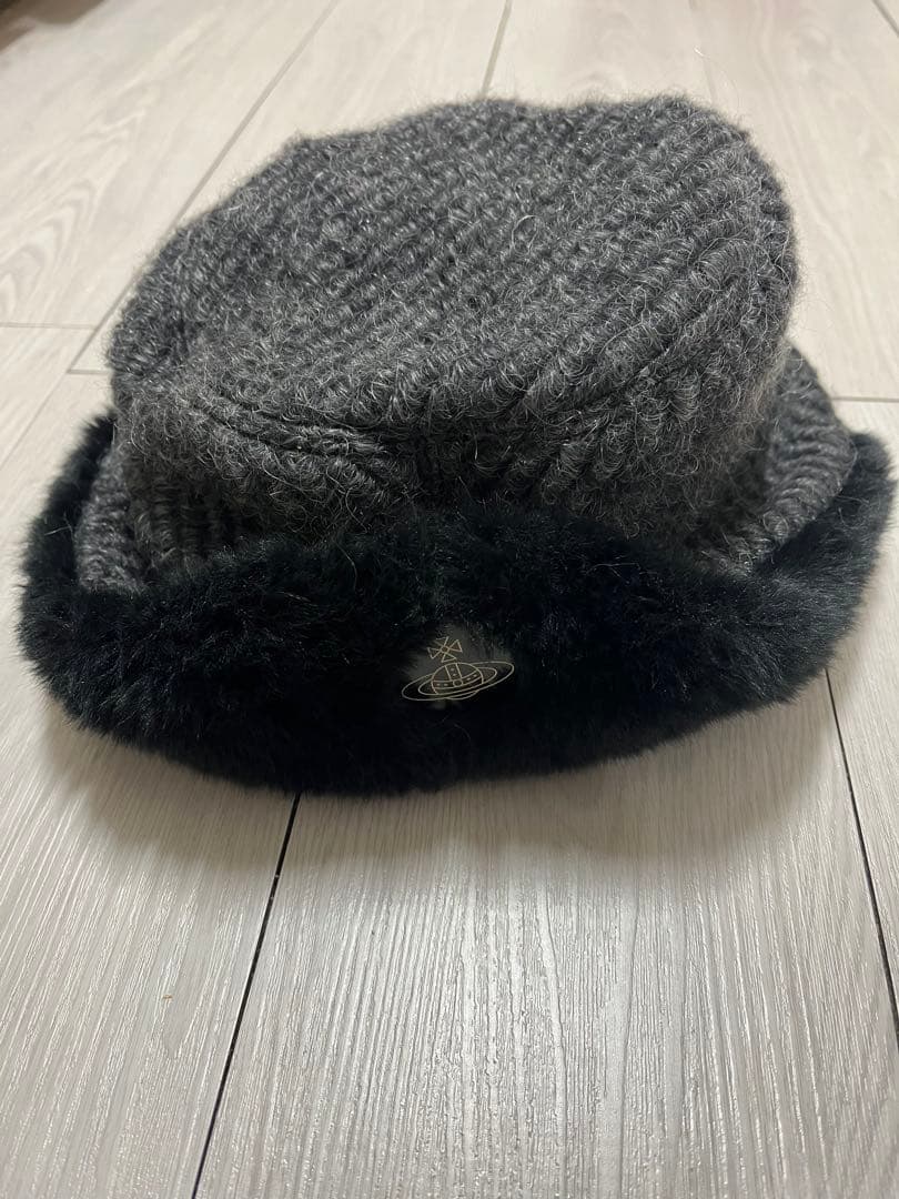 最終価格！美品　ヴィヴィアンウエストウッド　2wayボアハット